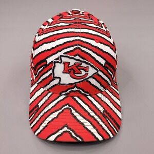 Kansas City Chiefs Hat Cap Snap Back Mens Red Black NFL Football Zubaz New Era
